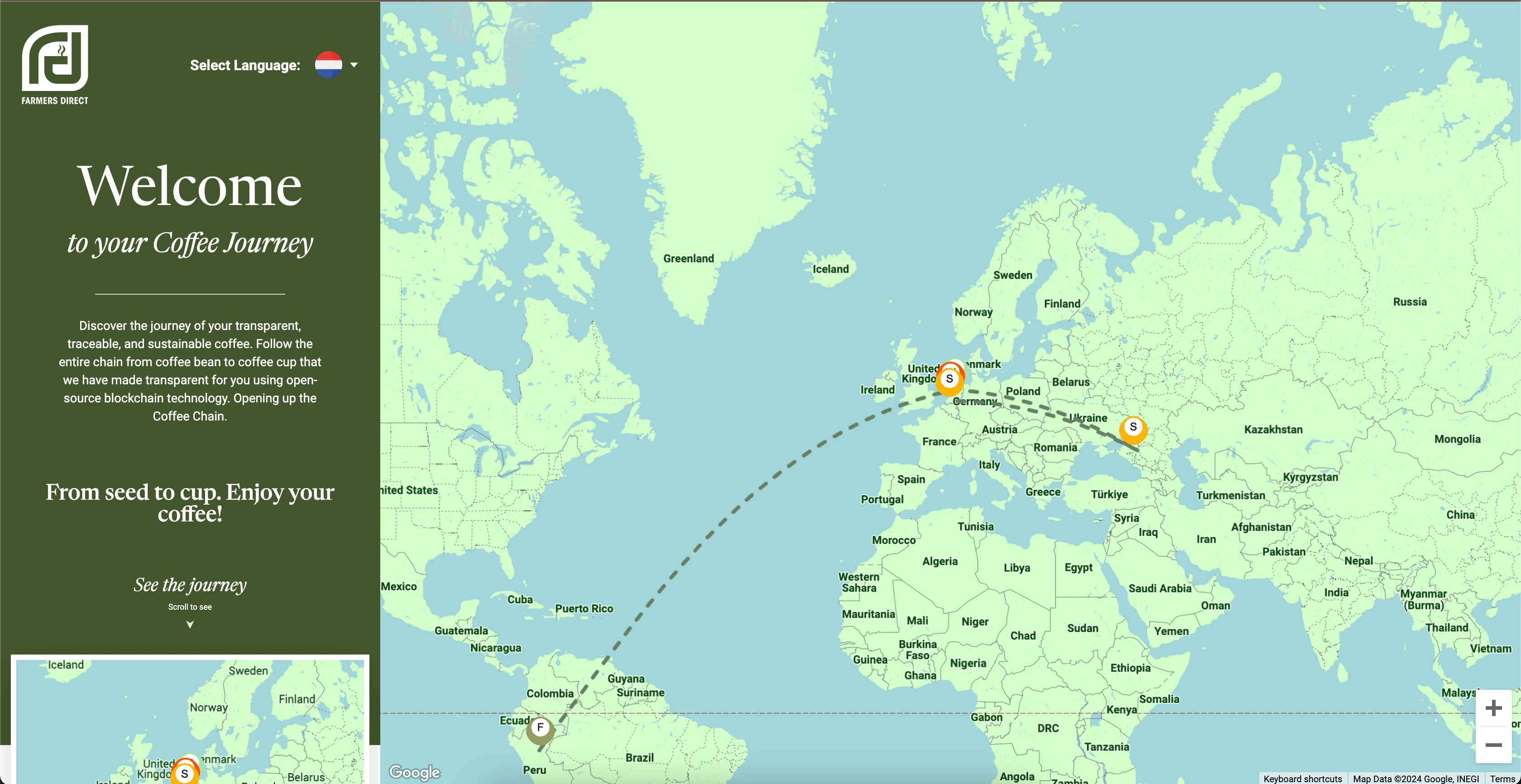 FarmersDirect - Supply Chain Activity Feeds Web App